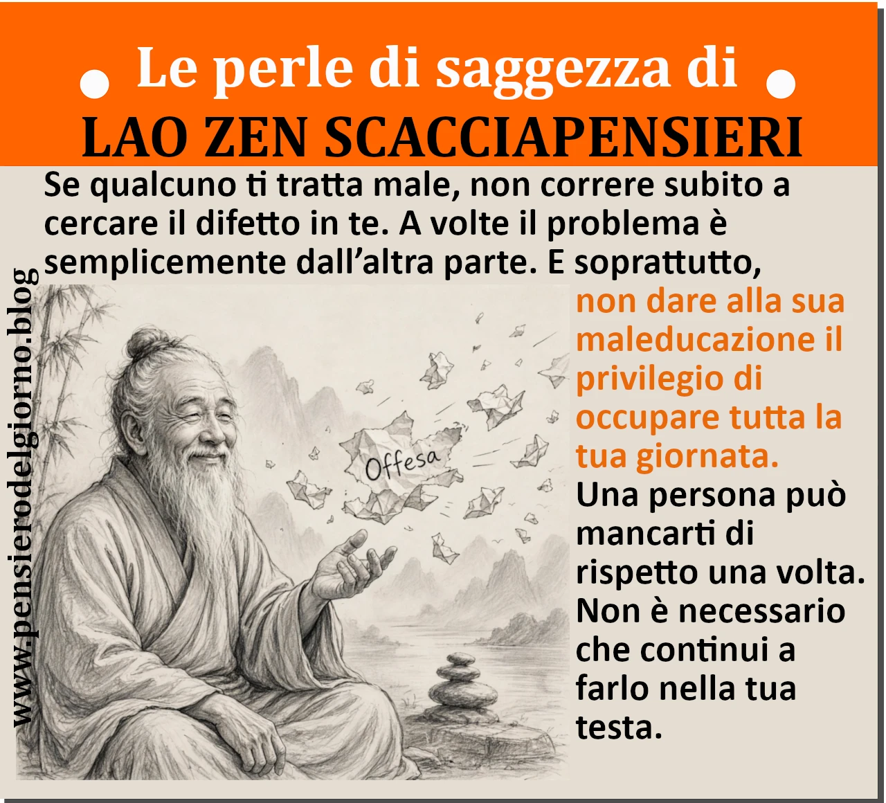 Calendario frasi Lao-Zen-Scacciapensieri