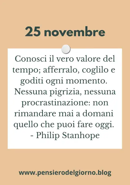 Frase del giorno