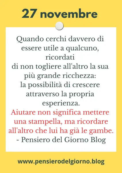 Frase del giorno