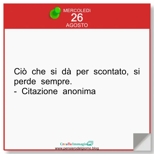 Frase del giorno
