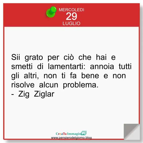 Frase del giorno