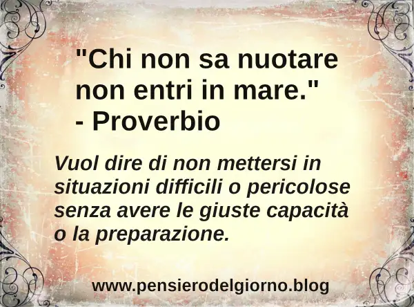 Frase del giorno