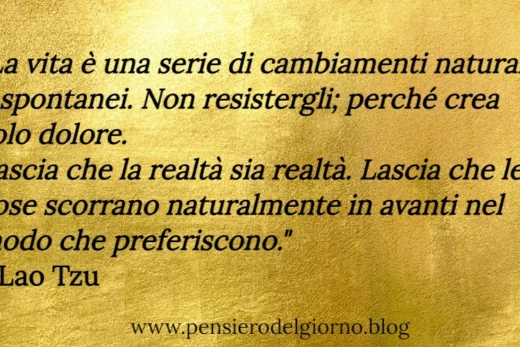 Lao Tzu frase vita cambiamenti