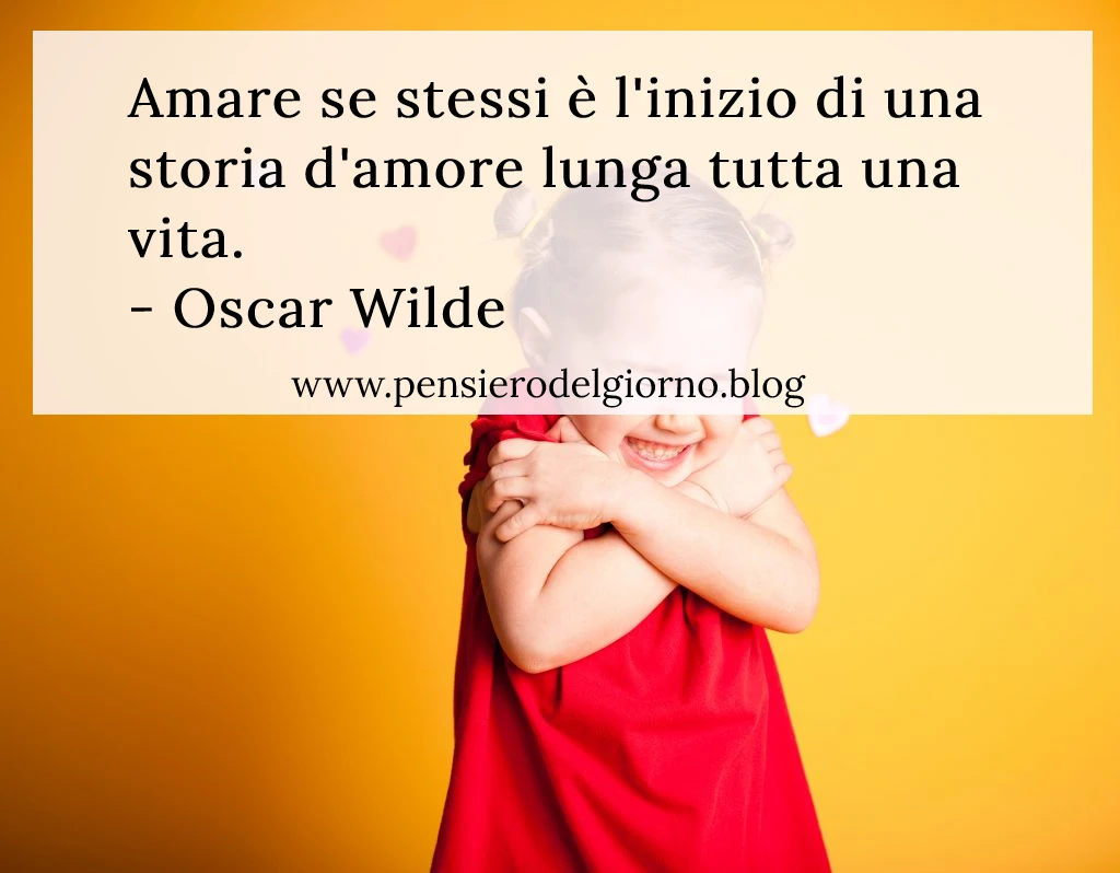 Amare se stessi Oscar Wilde