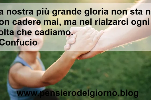 Frase Confucio rialzarsi
