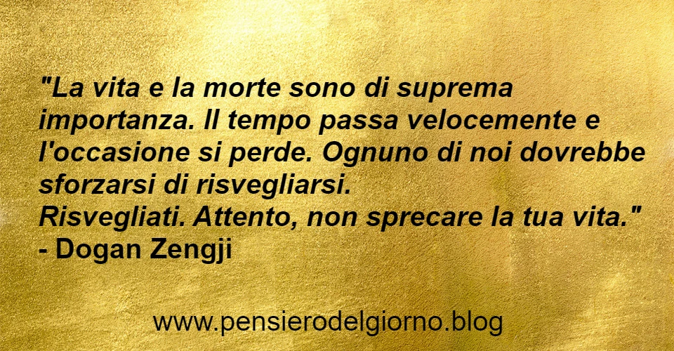 Frase zen sulla vita e la morte Zengji