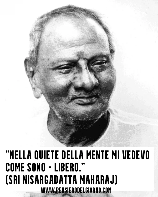 Frase Nisargadatta Io sono libero