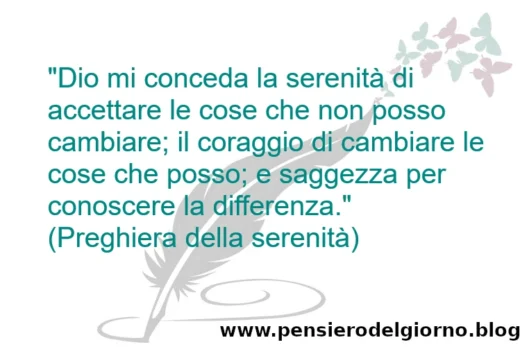 Preghiera della serenità