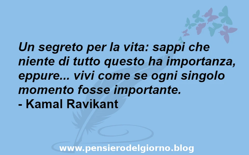 Aforisma segreto della vita Ravikant