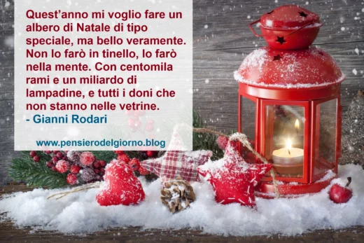 Frase sul natale di Gianni Rodari