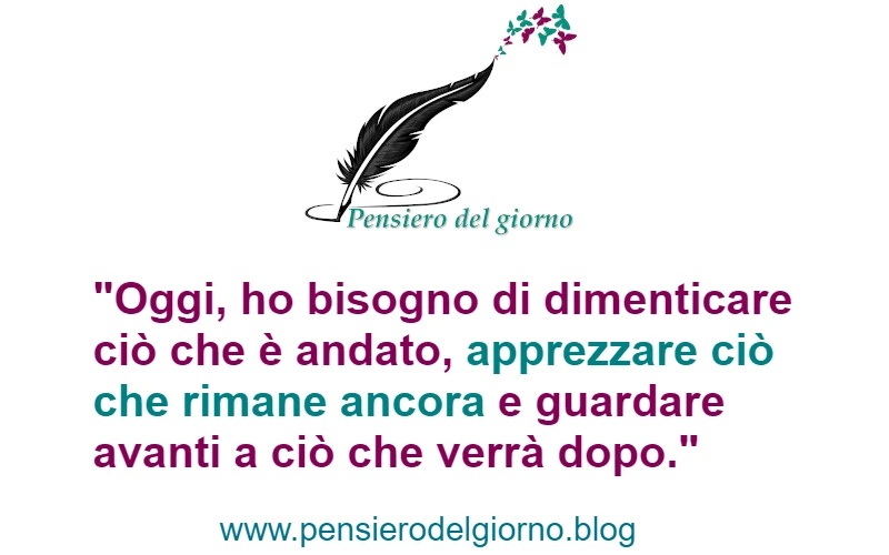 Frase positiva guardare avanti