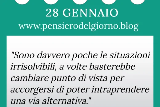 Calendario con frase del giorno 28 Gennaio 2023