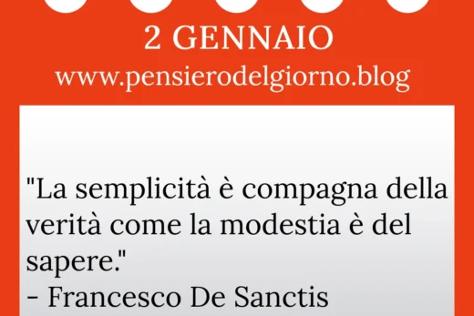Calendario con frase del giorno 2 Gennaio 2023