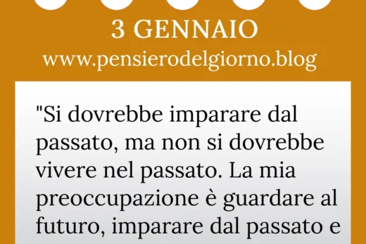 Calendario con frase del giorno 3 Gennaio 2023