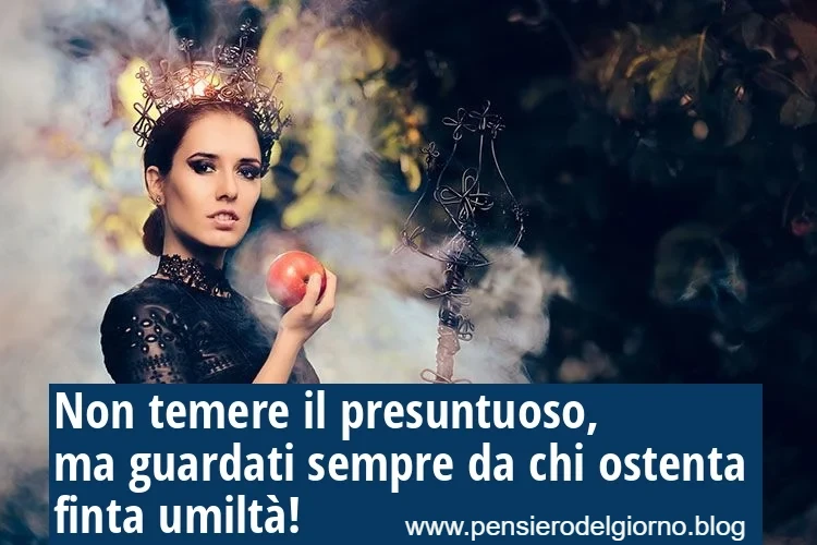 Frase finta umiltà