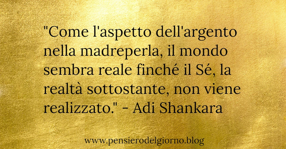 Frase Shankara sulla realizzazione del Sé