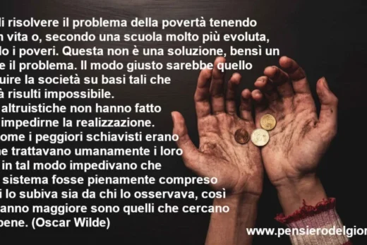 Aiutare i poveri frasi Oscar Wilde