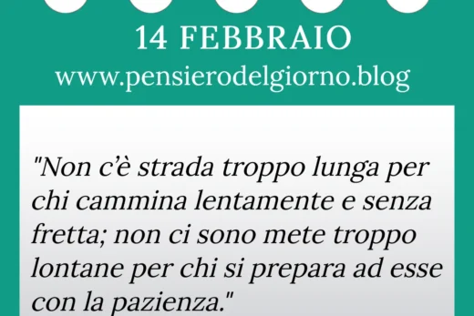 Calendario con frase del giorno 14 Febbraio 2023