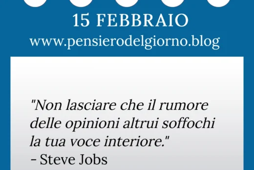 Calendario con frase del giorno 15 Febbraio 2023