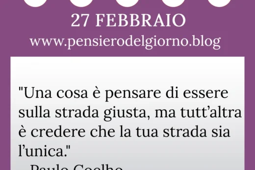 Calendario con frase del giorno 27 Febbraio 2023