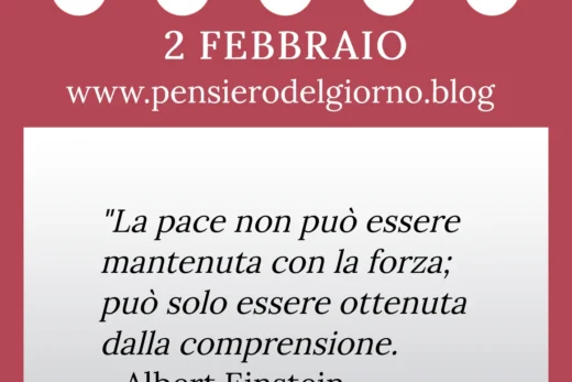 Calendario con frase del giorno 2 Febbraio 2023