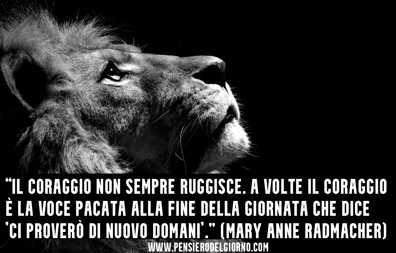 Frase sul coraggio resilienza