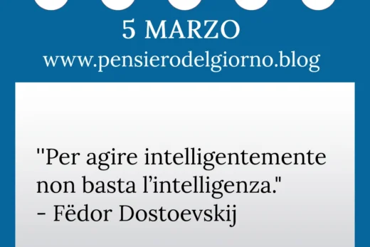 Calendario con frase del giorno 5 Marzo 2023