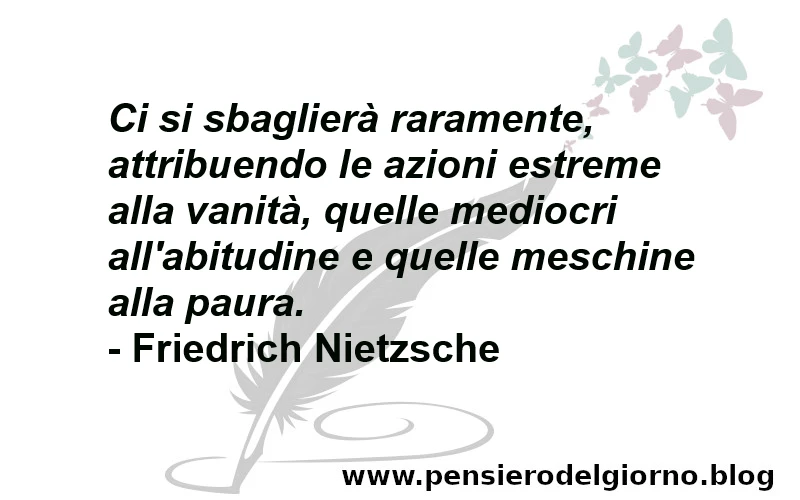 Frase sulla mediocrità Nietzsche