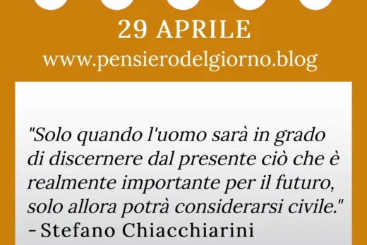 Calendario con frase del giorno 29 Aprile 2023