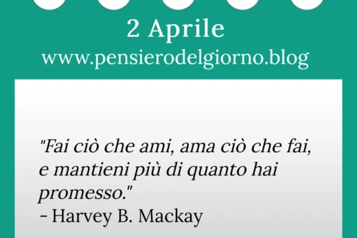 Calendario con frase del giorno 2 Aprile 2023