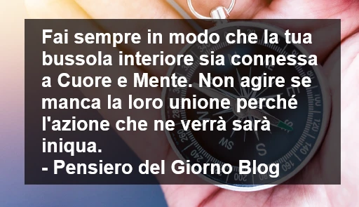 Frase sull'etica bussola interiore