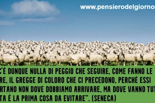 Frasi di Seneca sul non seguire il gregge