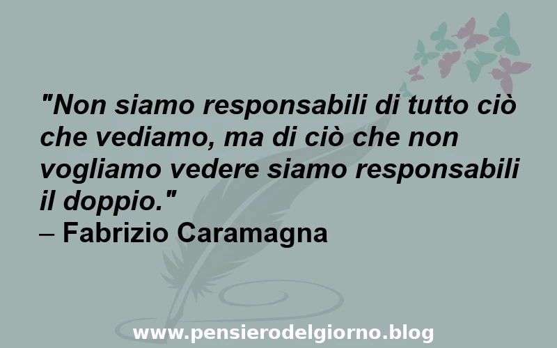 Aforisma sul senso di responsabilità Caramagna