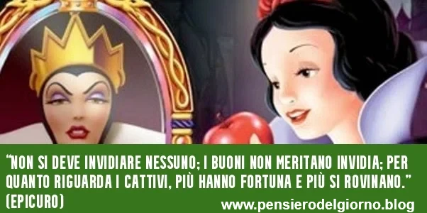 Frase di Epicuro non si deve invidiare nessuno