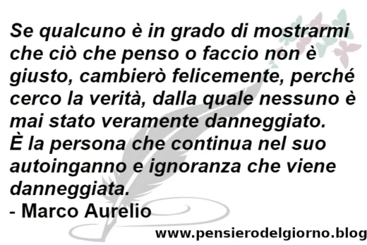 Frase di Marco Aurelio sulla verità