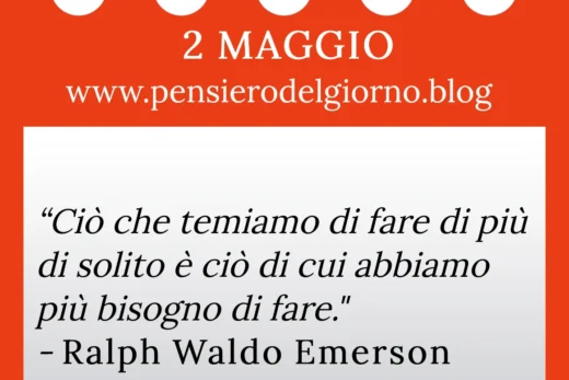 Calendario con frase del giorno 2 Maggio 2023