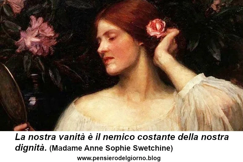 Frase vanità dignità Swetchine