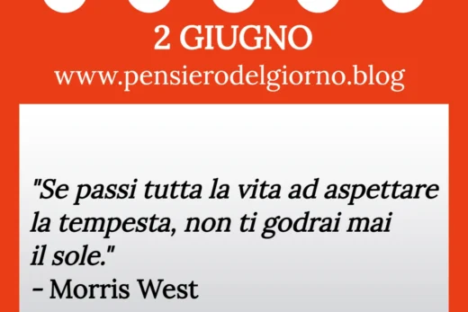 Calendario con frase del giorno 2 Giugno 2023