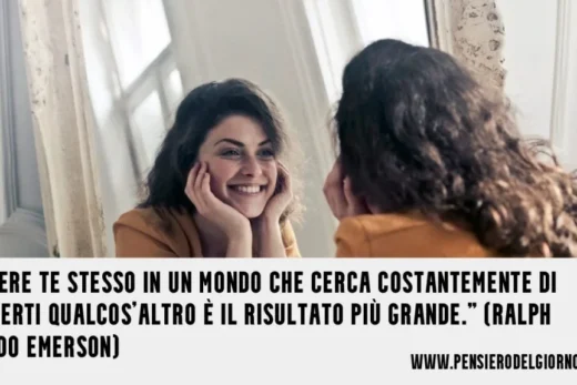Frase essere se stessi Emerson