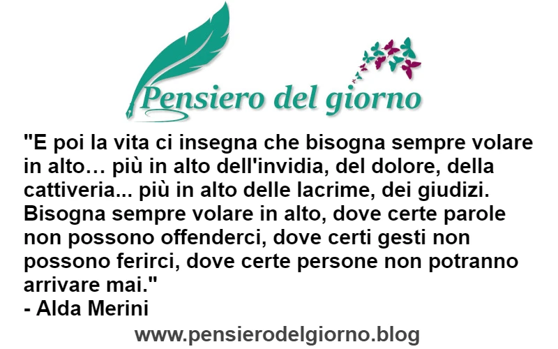 E poi la vita ci insegna - poesia Alda Merini