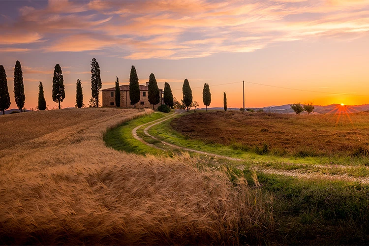 Paesaggio autunno Toscana