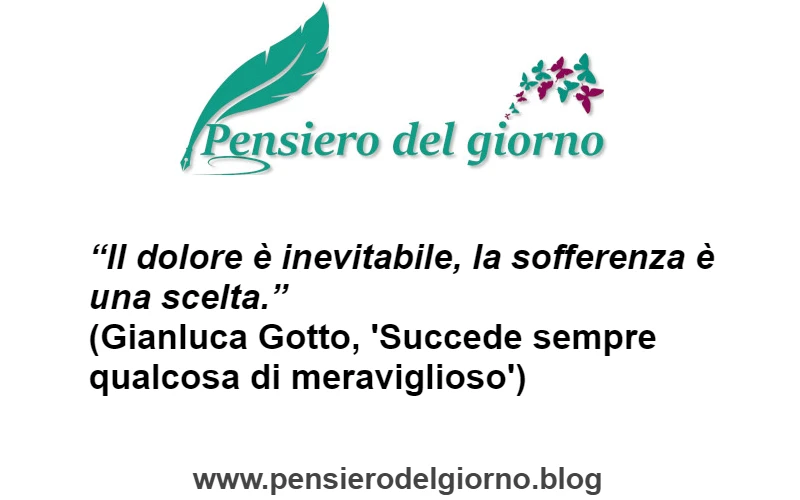 Citazione Dolore inevitabile 