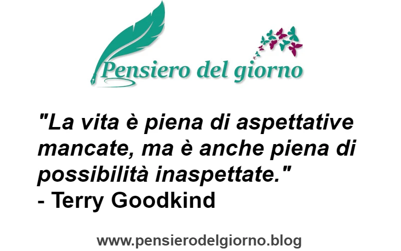 Aspettative possibilità Goodkind