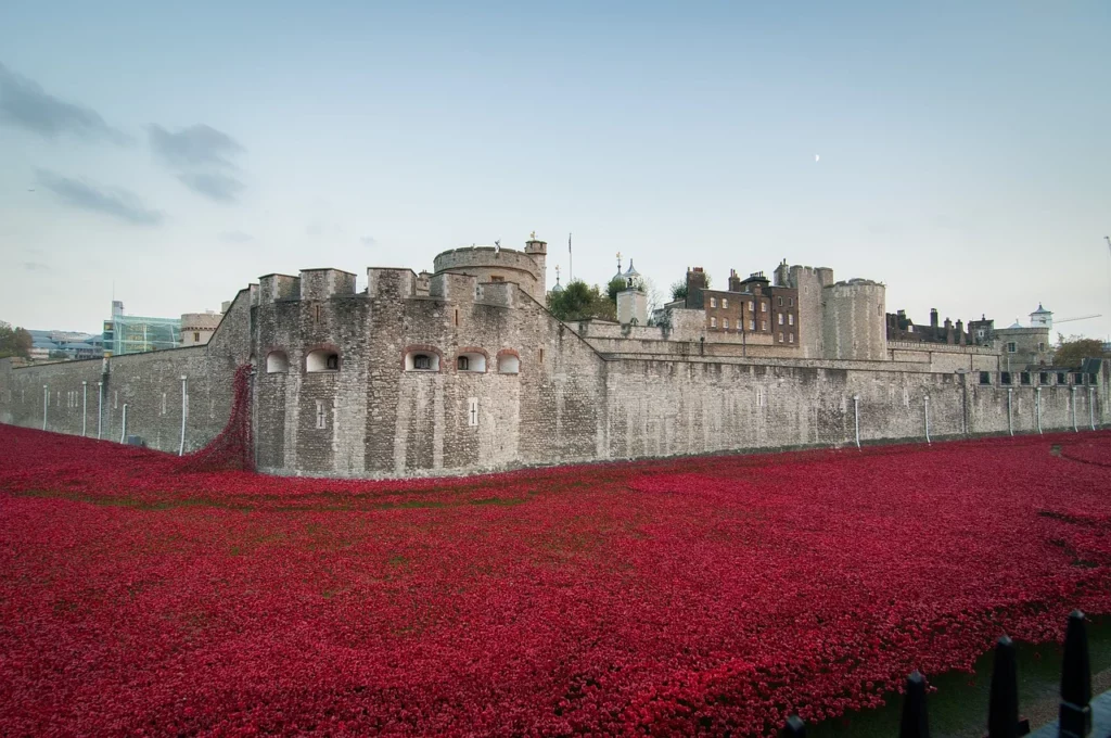 Torre di Londra autunno novembre