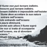 Khalil Gibran Il Profeta il fiume e l'oceano