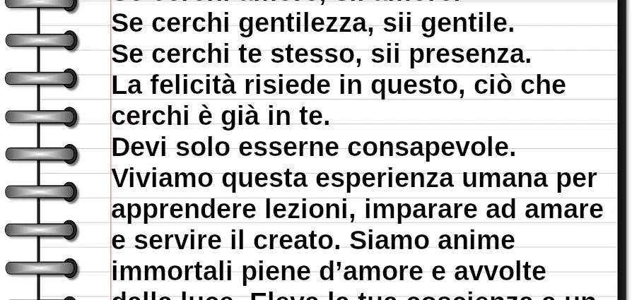 Frase di oggi Ciò che cerchi dalla vita diventalo Debiasi