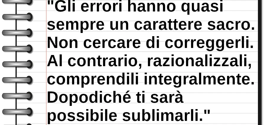 Citazione Gli errori hanno carattere sacro Salvador Dalì