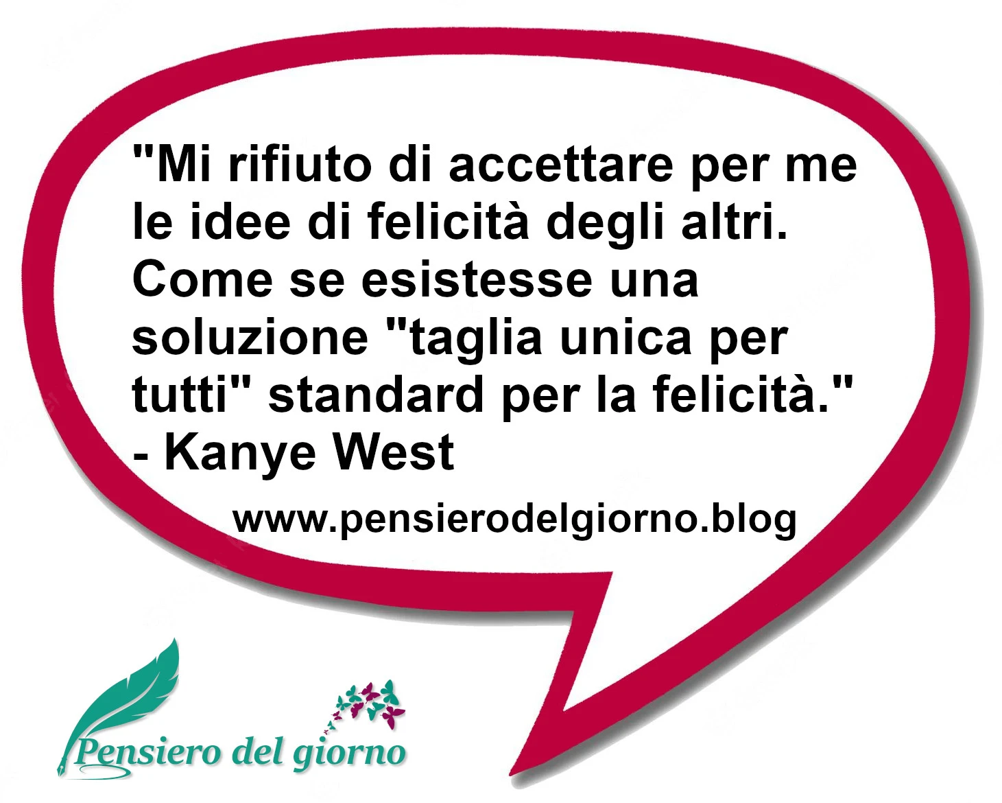 Frase del 18 Gennaio 2024: cerca la tua felicità senza conformarti -  Pensiero del Giorno