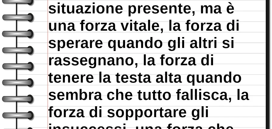 Frase del giorno L'ottimismo è la forza di tenere la testa alta Bonhoeffer