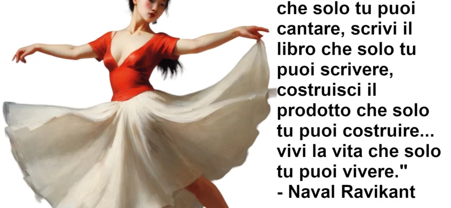 Frase del giorno Vivi la vita che solo tu puoi vivere Ravikant